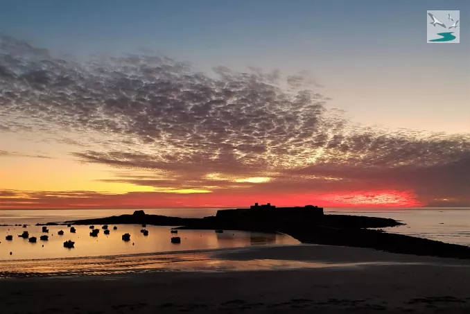 Coucher de soleil au Fort Bloqué